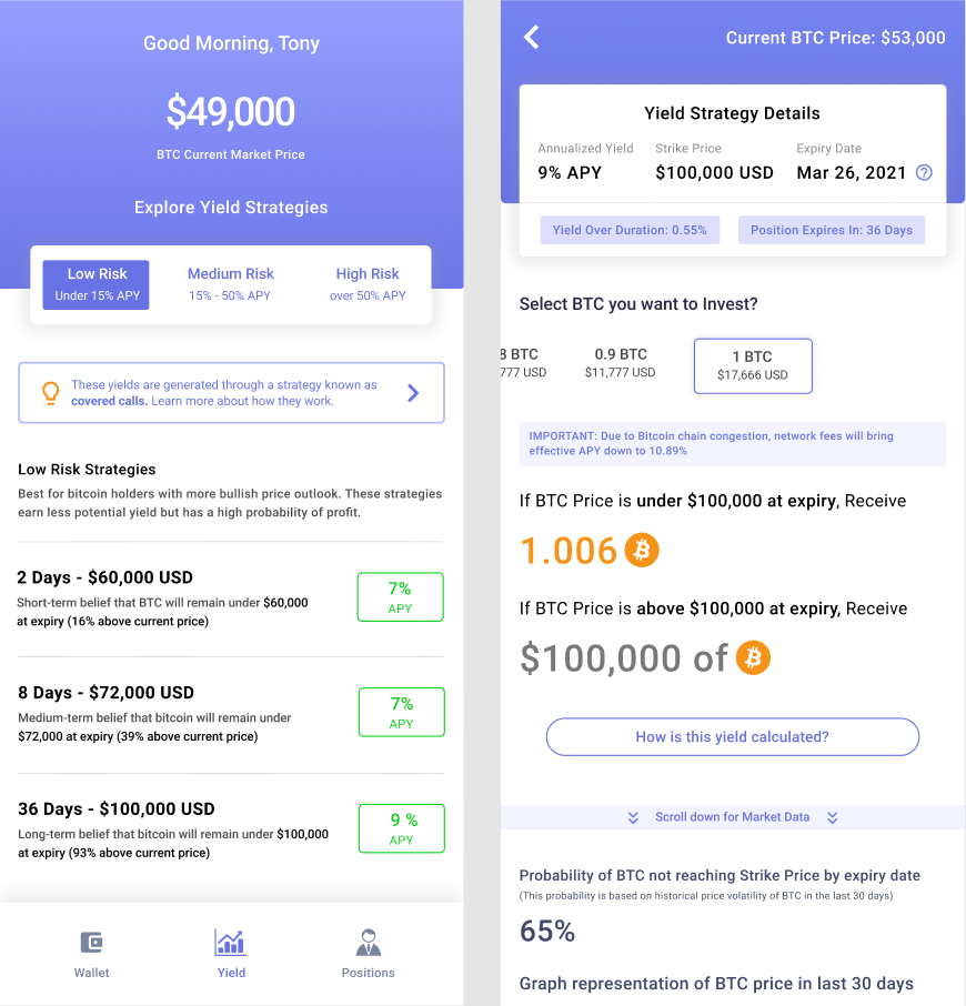 Atomic.Finance (BEFORE): Manual Covered Call Positions